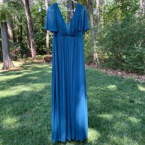 Azazie Shanti Bridesmaid Dress in Ink Blue